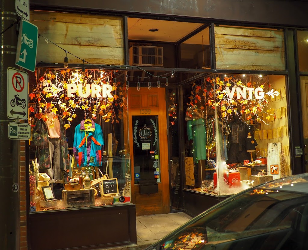 PURR VNTG Boutique Atelier | 1539 Rue Notre Dame Centre, Trois-Rivières, QC G9A 4X7, Canada | Phone: (514) 943-9472