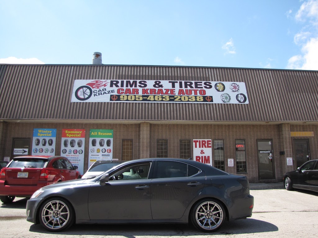 Car Kraze Tires & Wheels Shop Brampton Mississauga | 225 Advance Blvd Unit 2, Brampton, ON L6T 4J2, Canada | Phone: (905) 463-2038