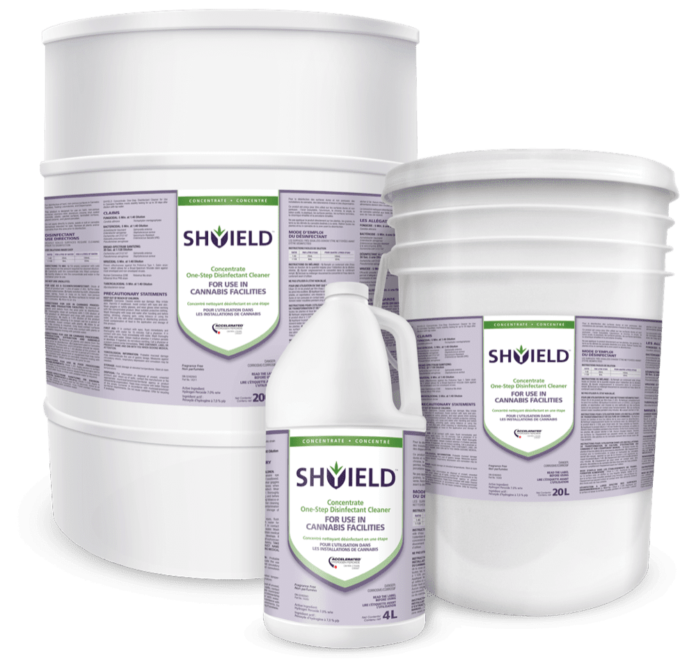 SHYIELD - Disinfectants for Cannabis Facilities | 2770 Coventry Rd, Oakville, ON L6H 6R1, Canada | Phone: (800) 387-7578