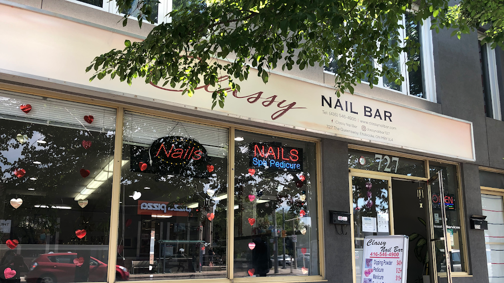 Classy Nail Bar | 727 The Queensway, Etobicoke, ON M8Y 1L4, Canada | Phone: (416) 546-4900