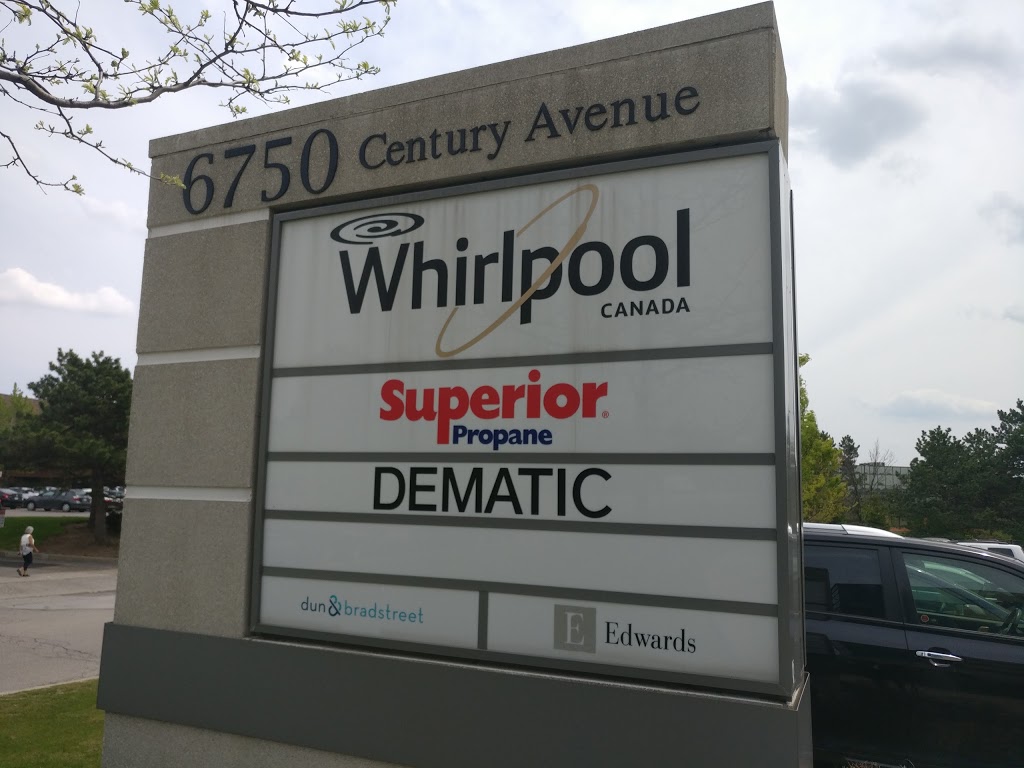 Whirlpool Canada | 200-6750 Century Ave, Mississauga, ON L5N 0B7, Canada | Phone: (905) 821-6400