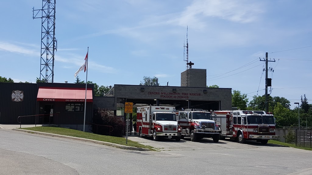 Centre Wellington Fire & Rescue - Fergus Station | 250 Queen St W, Fergus, ON N1M 1S8, Canada | Phone: (519) 846-9691 ext. 390