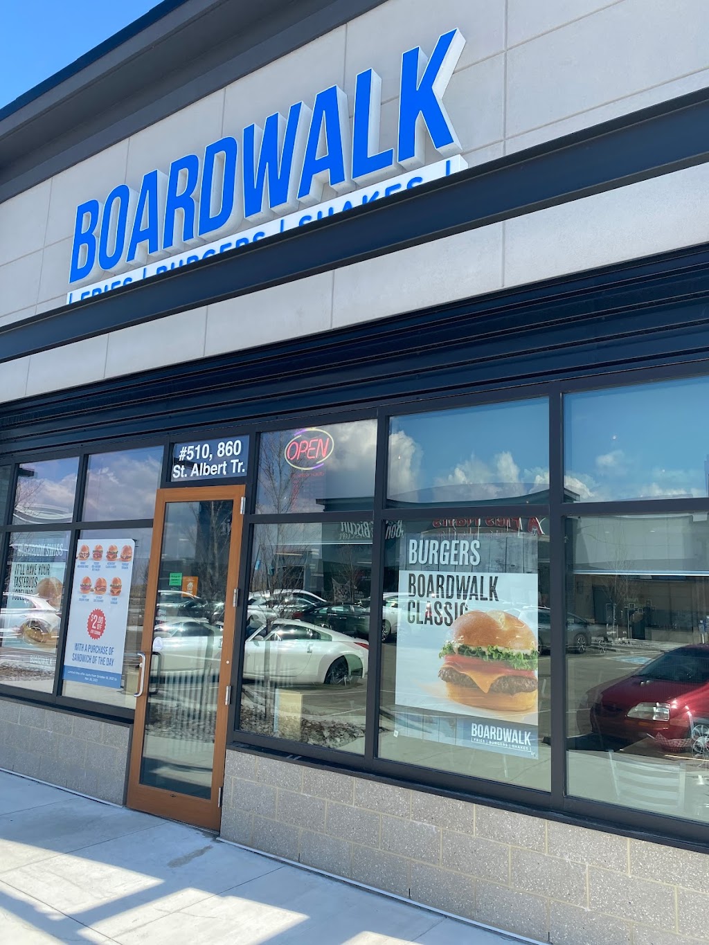 Boardwalk Fries Burgers Shakes | 860 St Albert Trail #510, St. Albert, AB T8N 7V2, Canada | Phone: (780) 460-4042