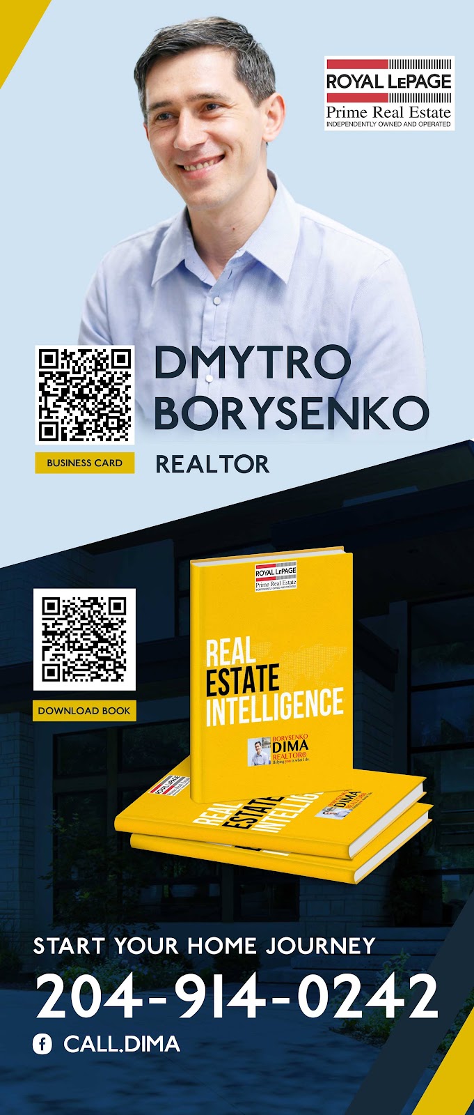 Dmytro Borysenko | Royal LePage Prime Real Estate | 1350 Kenaston Blvd, Winnipeg, MB R3P 2P2, Canada | Phone: (204) 914-0242