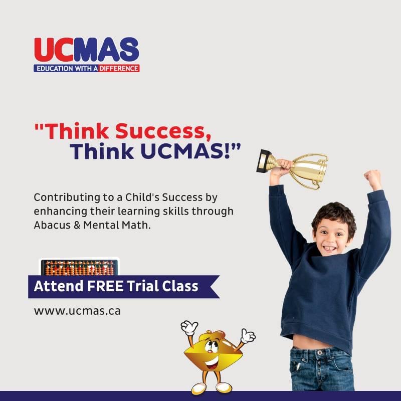 UCMAS Abacus & Mental Math School | 130 Terence Matthews Crescent Suite G1, Kanata, ON K2M 0J1, Canada | Phone: (613) 981-8050