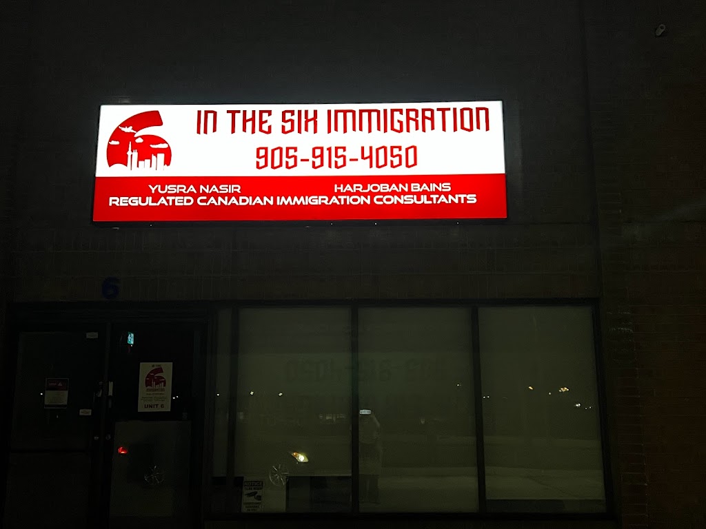 In The Six Immigration | 241 Clarence St Unit #30, Brampton, ON L6W 4P2, Canada | Phone: (905) 915-4050