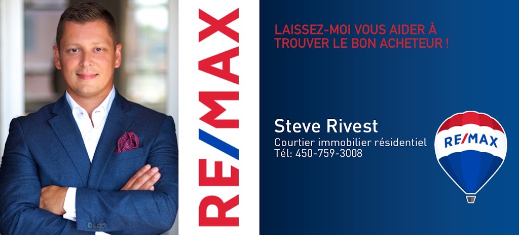 Steve Rivest courtier immobilier RE/MAX PRESTIGE | 10 Rue Wilfrid Ranger, Saint-Charles-Borromée, QC J6E 8M7, Canada | Phone: (450) 758-8898