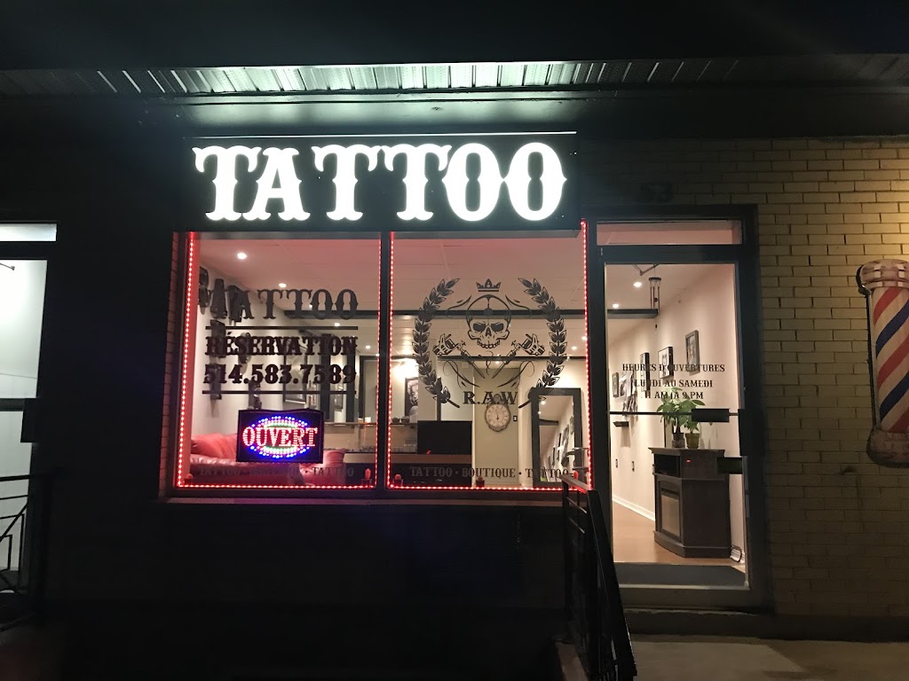 RAW Tattoo Shop | 53 Boulevard Bellerose E, Laval, QC H7K 1S5, Canada | Phone: (514) 583-7589