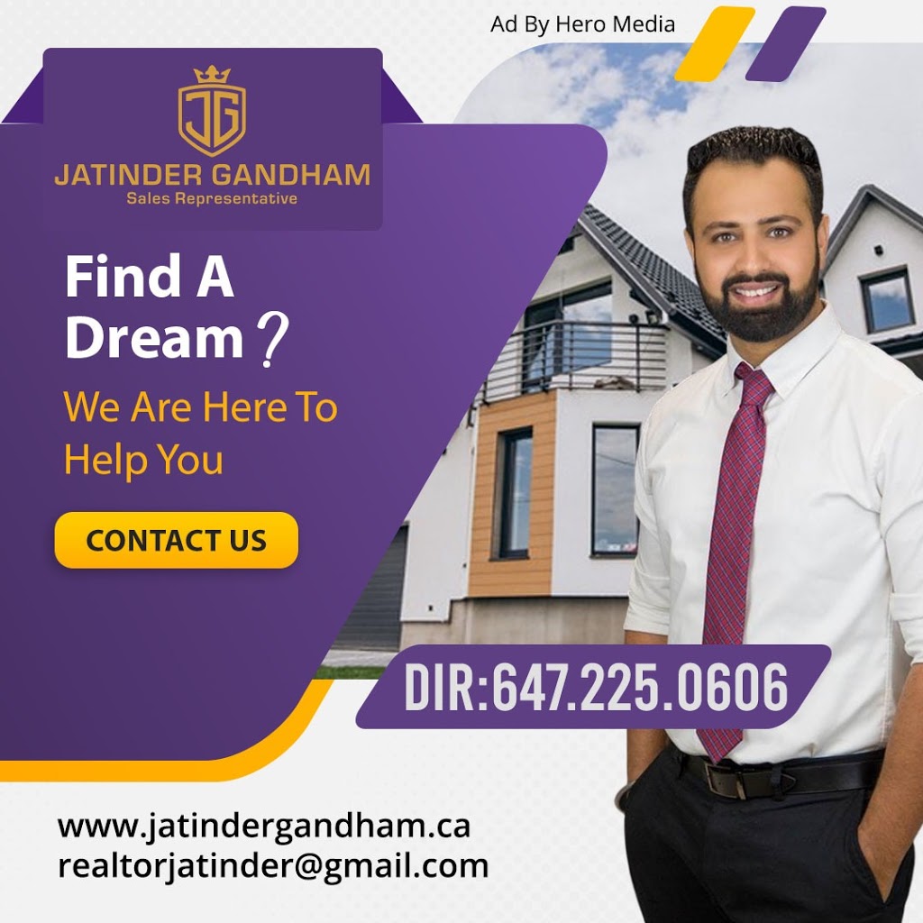 Jatinder Gandham Real Estate Agent Caledon Halton Brampton | 11775 Bramalea Rd #201, Brampton, ON L6R 0A7, Canada | Phone: (647) 225-0606