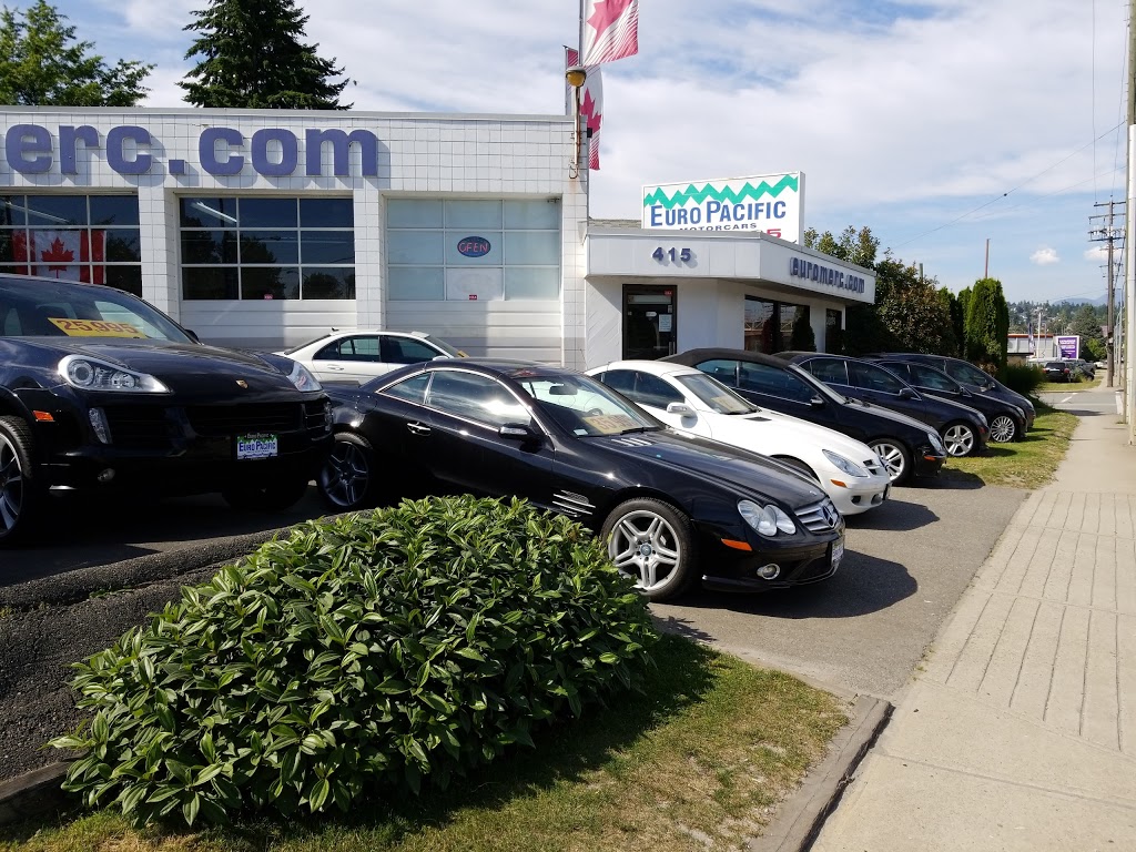 Euro Pacific Motor Cars Ltd | 415 Brunette Ave, New Westminster, BC V3L 3G1, Canada | Phone: (604) 540-0665