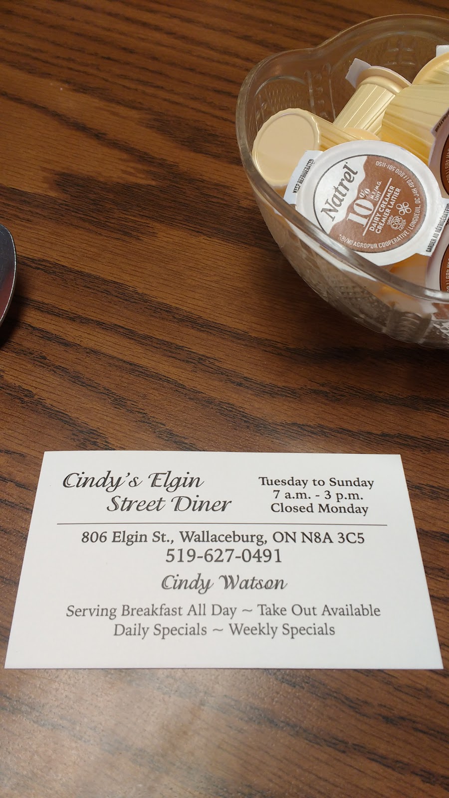 Cindy’s Elgin St. Diner | 806 Elgin St, Chatham-Kent, ON N8A 3A2, Canada | Phone: (519) 627-0491