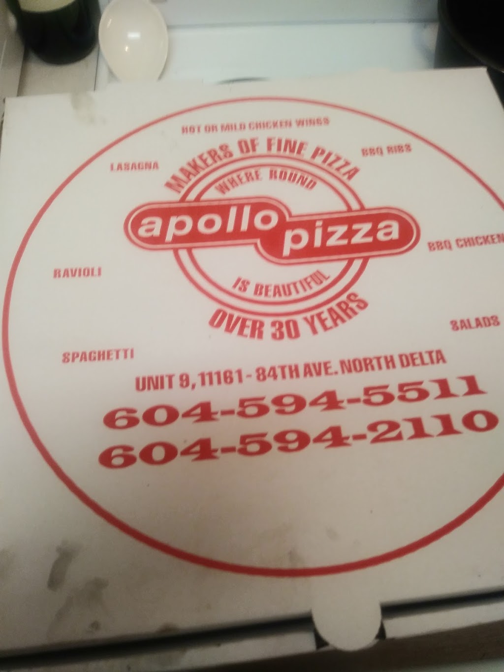 Apollo Pizza | 11161 84 Ave #9, Delta, BC V4C 2K4, Canada | Phone: (604) 594-5511