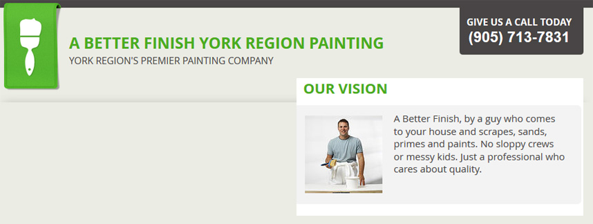 A Better Finish Painting | 450 Stone Rd, Aurora, ON L4G 6Z5, Canada | Phone: (905) 713-7831