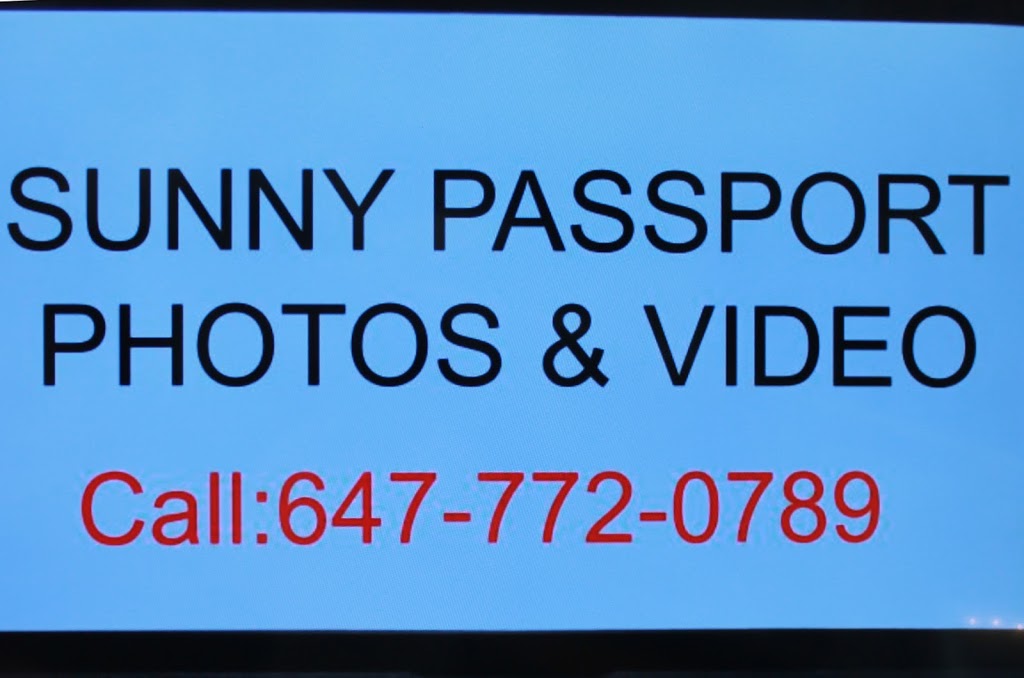 Sunny Passport Photos and Video | 592 Rathburn Rd W unit 8, Mississauga, ON L5B 3A4, Canada | Phone: (647) 772-0789