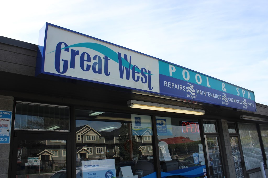 Great West Pool & Spa Ltd | 9780 Cambie Rd, Richmond, BC V6X 1K4, Canada | Phone: (604) 232-4501