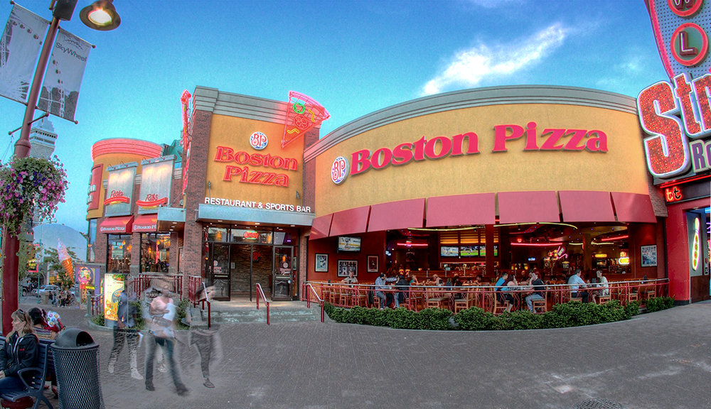 Boston Pizza | 4950 Clifton Hill, Niagara Falls, ON L2G 3N4, Canada | Phone: (905) 358-2750