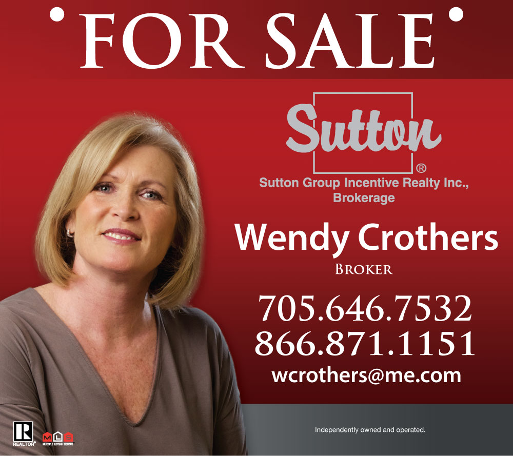 Wendy Crothers Broker-Sutton Group Incentive Realty Inc | 113 Medora St, Port Carling, ON P0B 1J0, Canada | Phone: (705) 646-7532