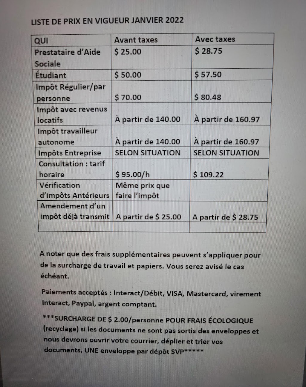 Gestion Dici - Impots | 459 Rue Saint-Jean-Baptiste, Salaberry-de-Valleyfield, QC J6T 2B4, Canada | Phone: (450) 601-4160