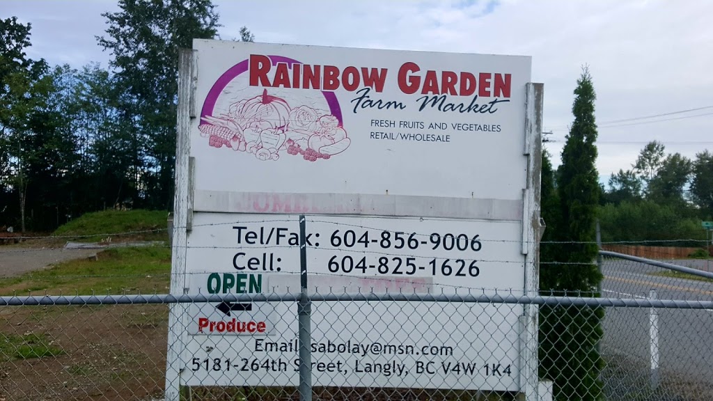 Rainbow Gardens | 5181 264 St, Langley Twp, BC V4W 1K4, Canada | Phone: (604) 856-9006