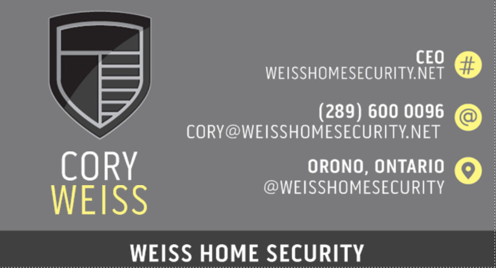 WEISS home security | Main St, Orono, ON L0B 1M0, Canada | Phone: (289) 600-0096