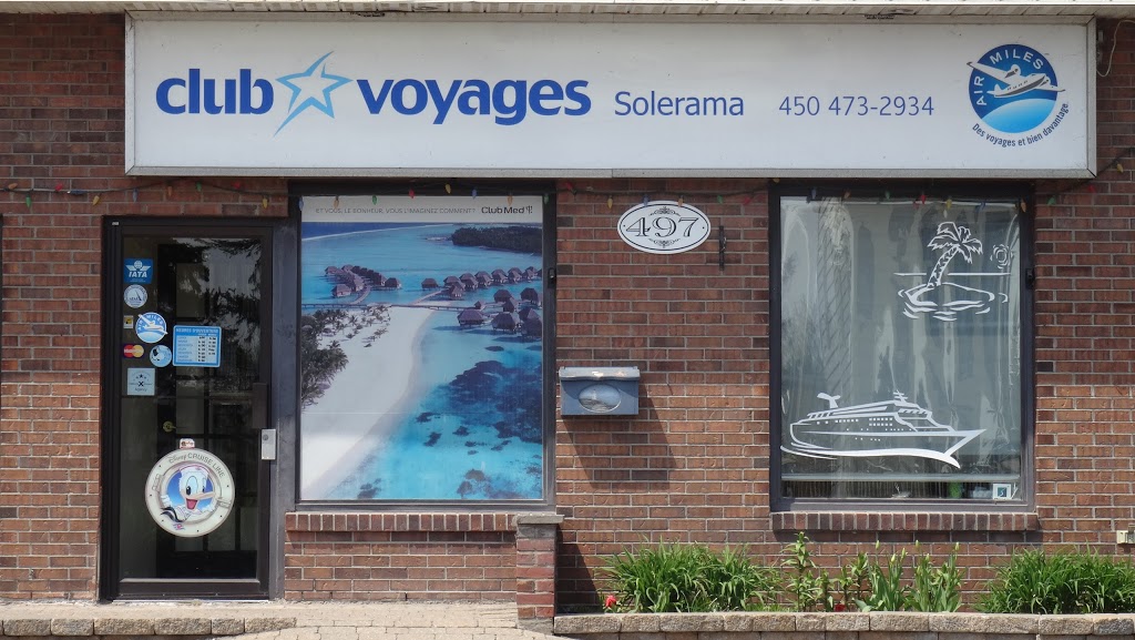 Club Voyages Solerama | 497 Chemin de la Grande-Côte, Saint-Eustache, QC J7P 1K3, Canada | Phone: (450) 473-2934