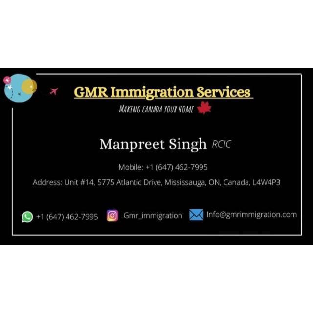 GMR Immigration Services | 13 Treepark St, Brampton, ON L6R 1S9, Canada | Phone: (647) 462-7995
