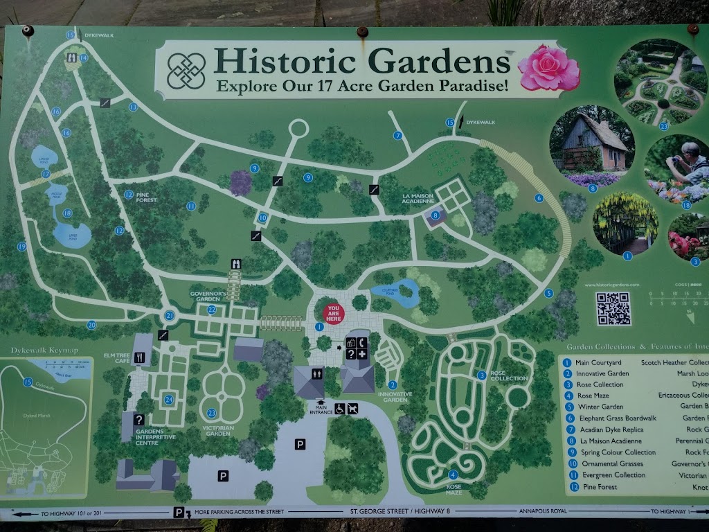 Annapolis Royal Historic Gardens | 441 St George St, Annapolis Royal, NS B0S 1A0, Canada | Phone: (902) 532-7018