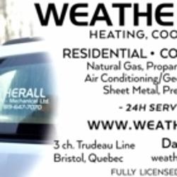 Weatherall Mechanical Ltd | 3 Chem. Trudeau, Bristol, QC J0X 1G0, Canada | Phone: (819) 647-5435