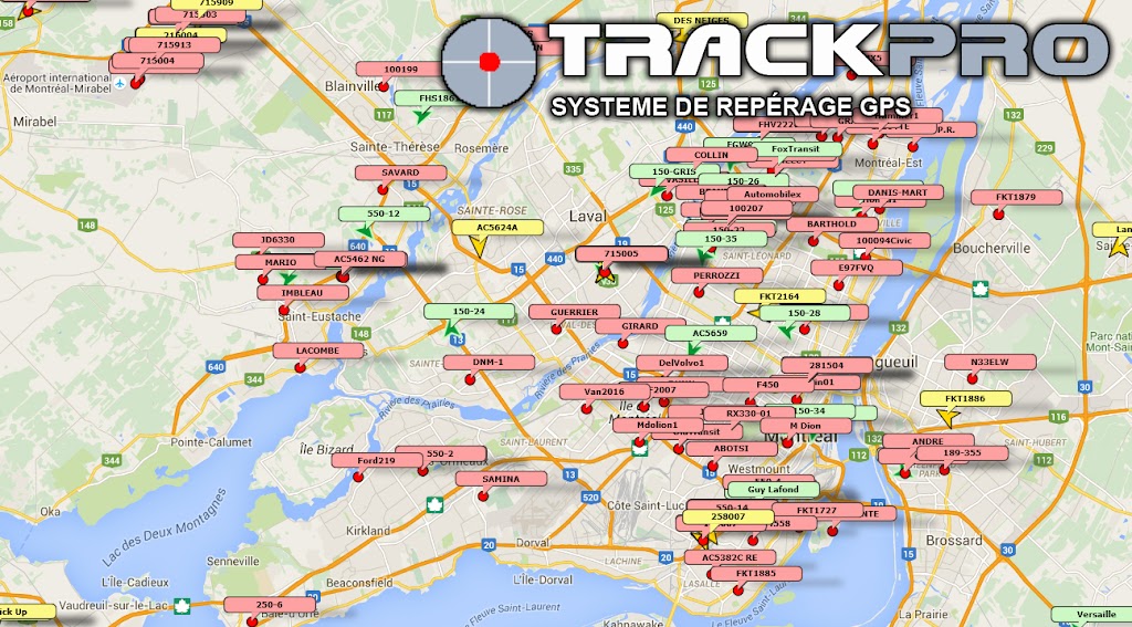 Trackpro Gps Tracking / Repérage Montreal | 10885 Av. Moisan, Montréal-Nord, QC H1G 4N6, Canada | Phone: (866) 892-4660