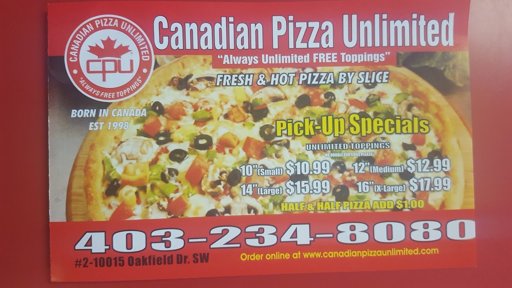Canadian Pizza Unlimited | Unit 2, 10015, Oakfield Drive,, Calgary, AB T2V 1S9, Canada | Phone: (403) 234-8080