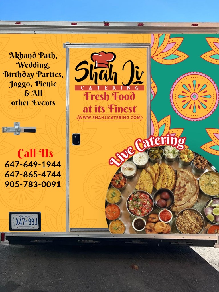 Shah ji catering | 47 Mapleview Ave, Brampton, ON L6R 1M4, Canada | Phone: (647) 649-1944