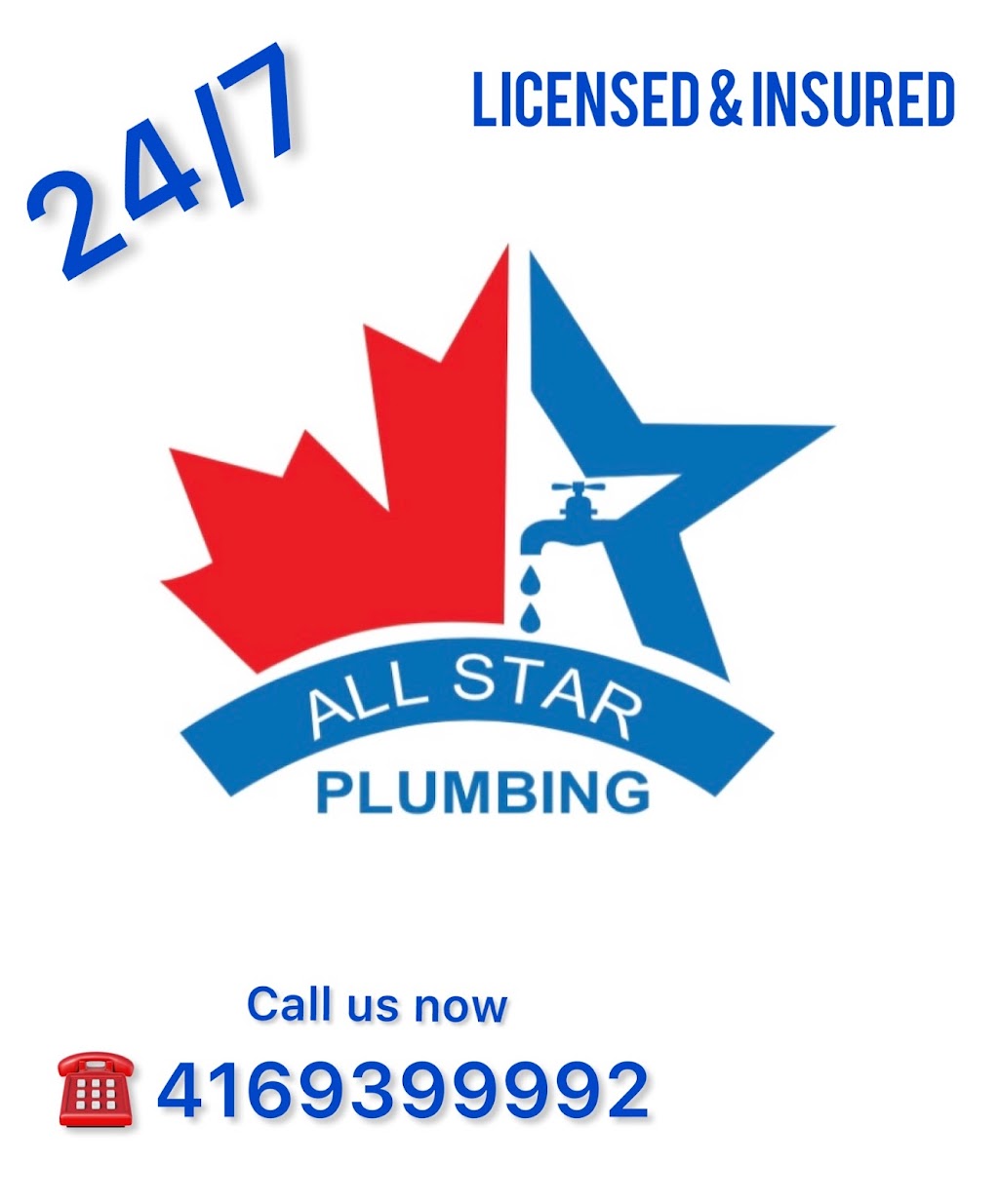 All star plumbing | 9 Ruby Crescent, Richmond Hill, ON L4S 2E8, Canada | Phone: (416) 939-9992