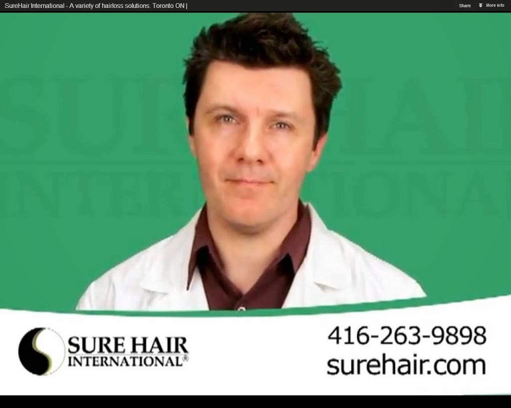 Sure Hair International | 43 Keefer Ct Unit #200, Hamilton, ON L8E 4V4, Canada | Phone: (905) 560-7500