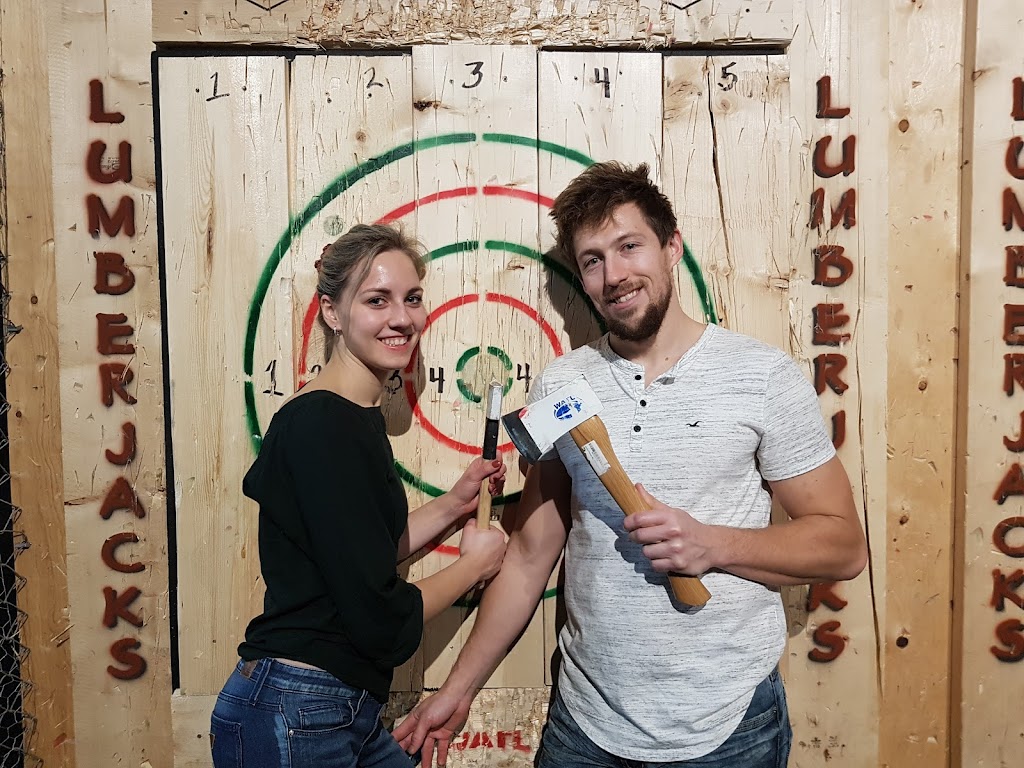 Lumberjacks Axe Throwing/ Breakout Escapes | 11-1453 King St E, Cambridge, ON N3H 3R3, Canada | Phone: (519) 222-0189