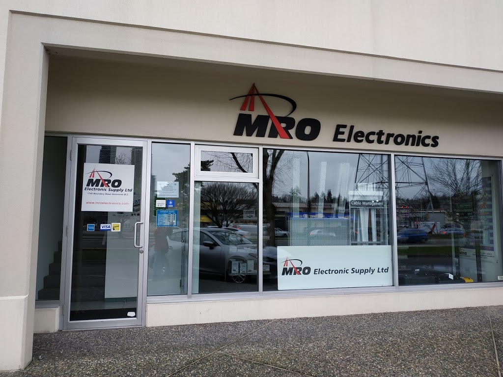 MRO Electronic Supply Ltd | 1745 Boundary Rd, Vancouver, BC V5M 3Y7, Canada | Phone: (604) 298-4941