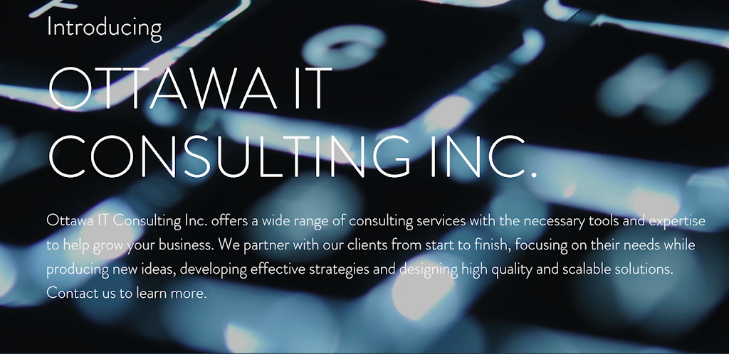 Ottawa IT Consulting Inc. | 386 Grey Seal Cir, Gloucester, ON K1V 2H5, Canada | Phone: (613) 852-6717