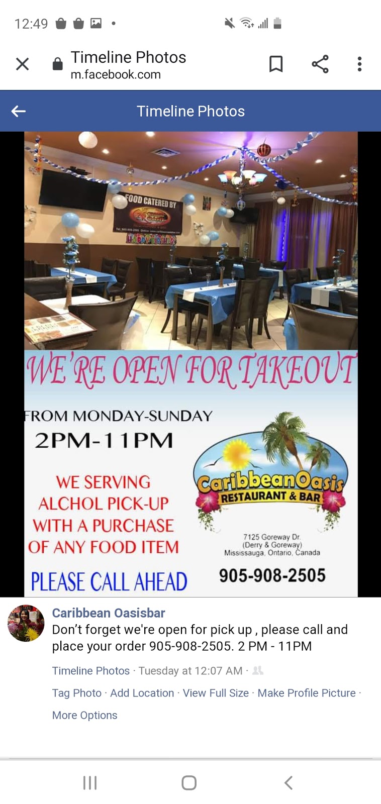 Caribbean Oasis | 7125 Goreway Dr, Mississauga, ON L4T 2T5, Canada | Phone: (905) 908-2505