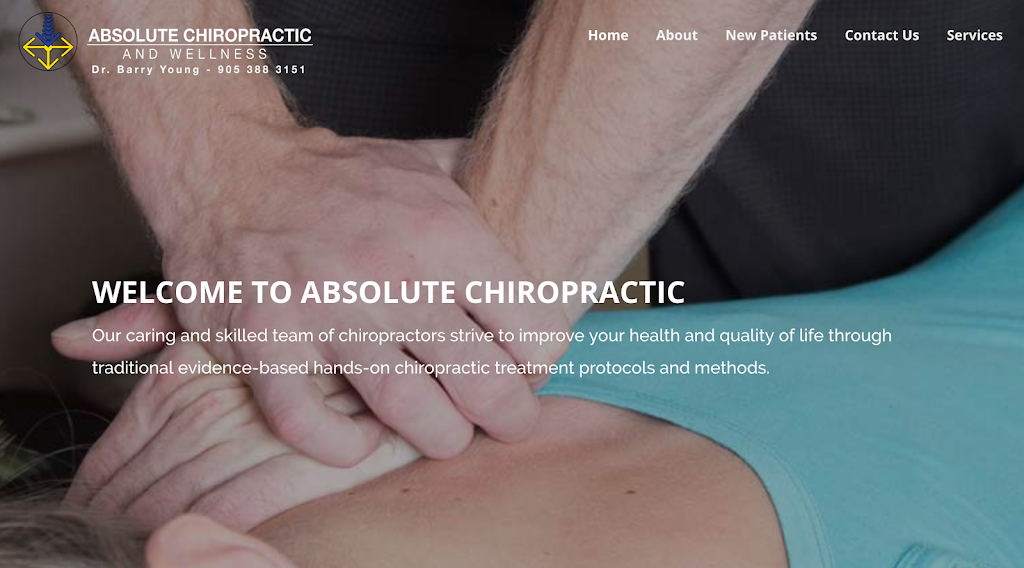 Absolute Chiropractic | 1508 Upper James St, Hamilton, ON L9B 1K3, Canada | Phone: (905) 388-3151