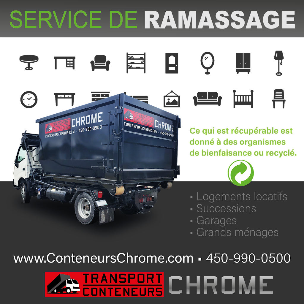 Conteneurs Chrome | Location de conteneurs | 714 Rue des Tourterelles, Saint-Jérôme, QC J7Z 7J9, Canada | Phone: (450) 990-0500