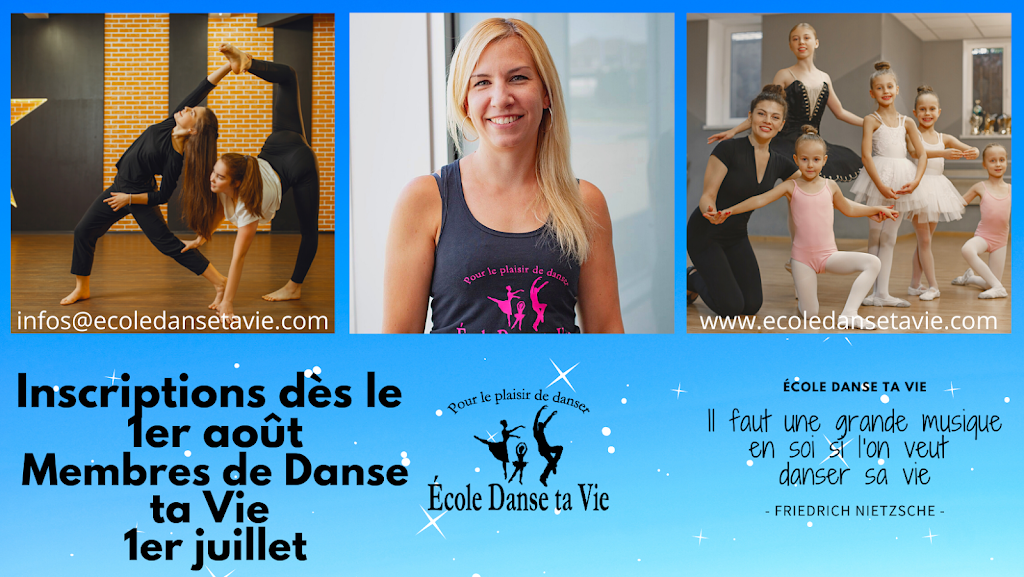 École Danse ta vie | 820 Bd de Périgny D, Chambly, QC J3L 1W3, Canada | Phone: (514) 586-5331