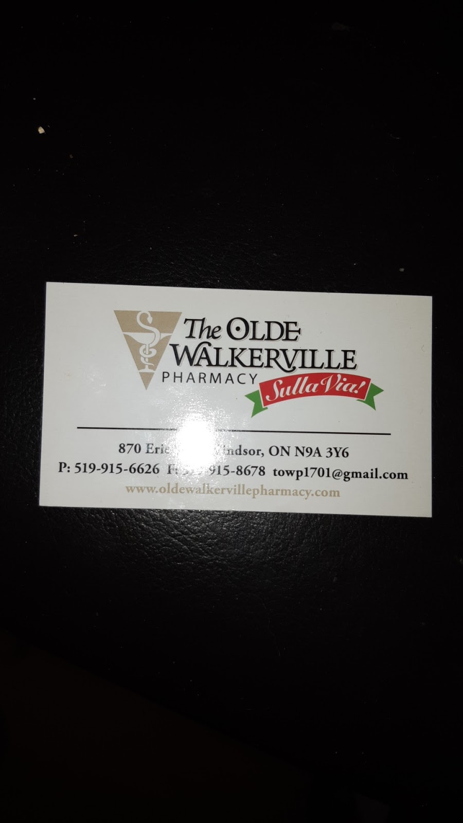 The Olde Walkerville Pharmacy | 870 Erie St E, Windsor, ON N9A 3Y6, Canada | Phone: (519) 915-6626