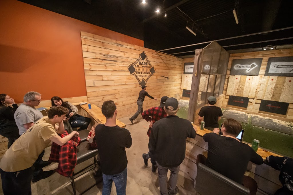 Bare Axe Throwing, Bar & Lounge | 20 Balsam St Unit #11, Collingwood, ON L9Y 4H7, Canada | Phone: (705) 443-8807