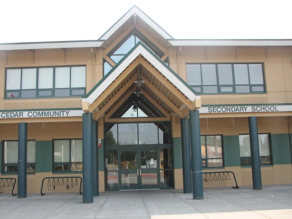 Cedar Community Secondary School | 1640 MacMillan Rd, Nanaimo, BC V9X 1L9, Canada | Phone: (250) 722-2414