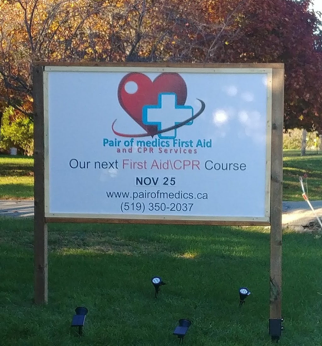 Pair of Medics First Aid and CPR Services | 8775 Talbot Trail, Blenheim, ON N0P 1A0, Canada | Phone: (519) 350-2037