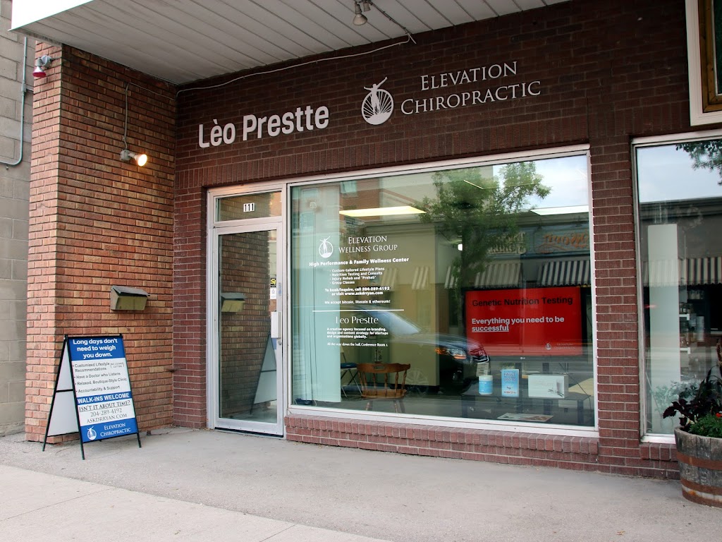 Elevation Chiropractic | 628 St Marys Rd, Winnipeg, MB R2M 3L9, Canada | Phone: (204) 250-9698