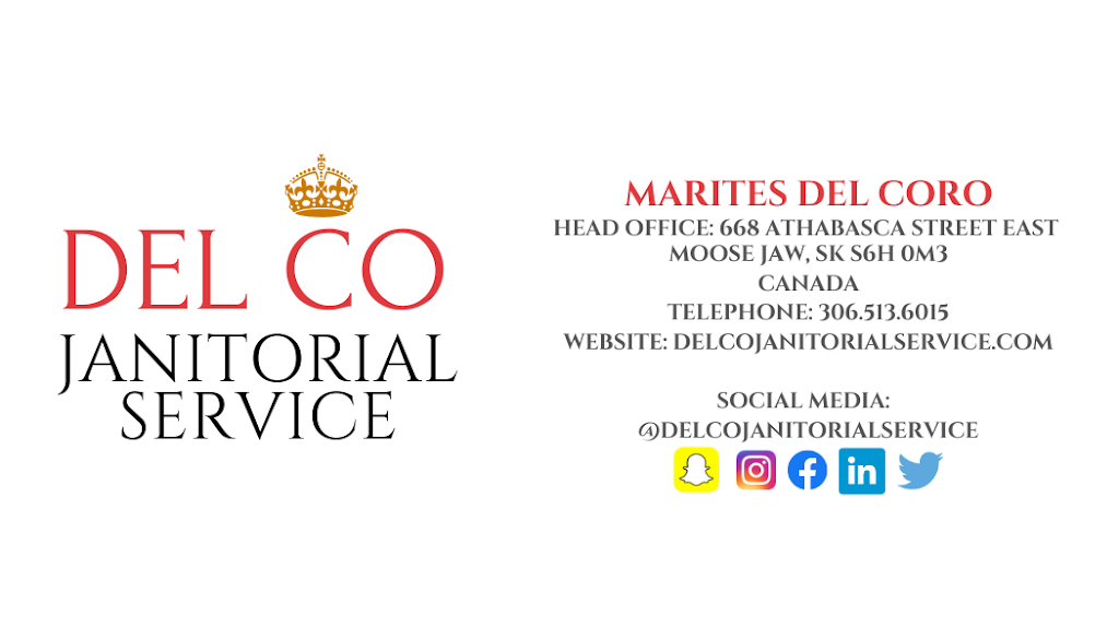 Del Co Janitorial Service | 668 Athabasca St E, Moose Jaw, SK S6H 0M3, Canada | Phone: (306) 513-6015