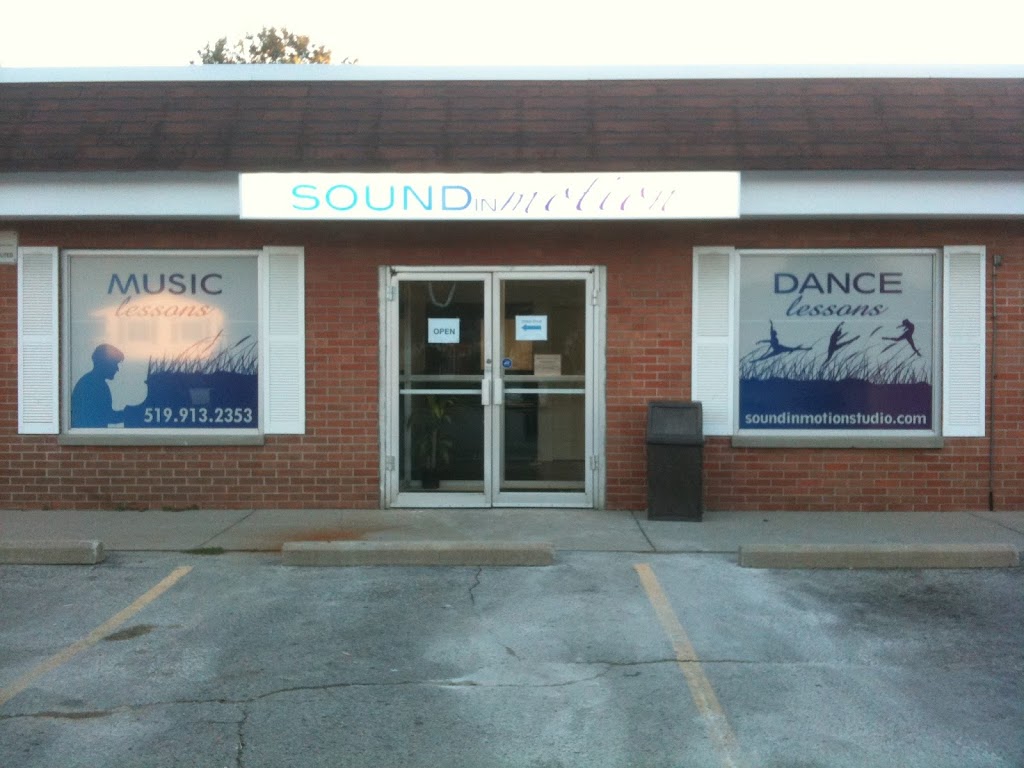 Sound in Motion Studio | 1570 Highbury Ave N, London, ON N5Y 5N7, Canada | Phone: (519) 913-2353