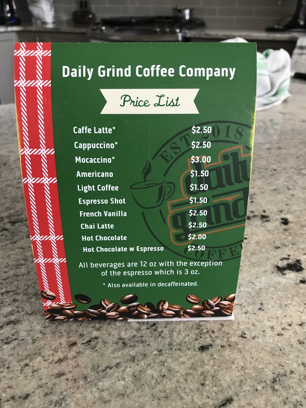 Daily Grind Coffee Company | 70 Bongard Ave, Nepean, ON K2E 7Z9, Canada | Phone: (613) 899-4969