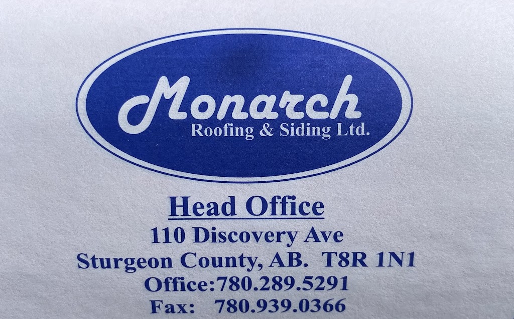 Monarch Roofing & Siding Ltd | 110 Discovery Ave, Morinville, AB T8R 1N1, Canada | Phone: (403) 333-3909