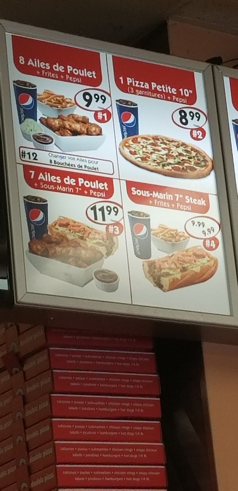 Double Pizza | 4960 Rue de Charleroi, Montréal-Nord, QC H1G 2Z1, Canada | Phone: (514) 343-0343